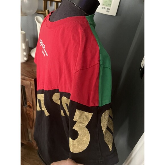 Alfa Romeo Racing MONZA F1 2023 Team XL T Shirt Red Green Gold Race Authentic - Picture 5 of 6